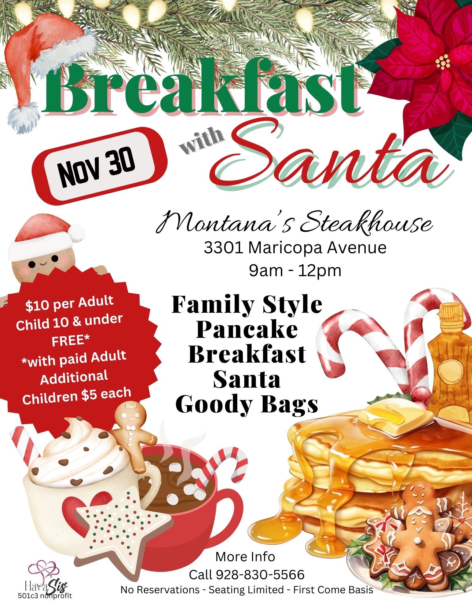 HAVASIS BREAKFAST WITH SANTA